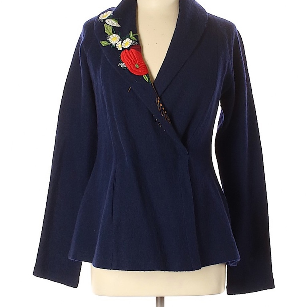 Anthropologie Angel of the North Wool Jacket